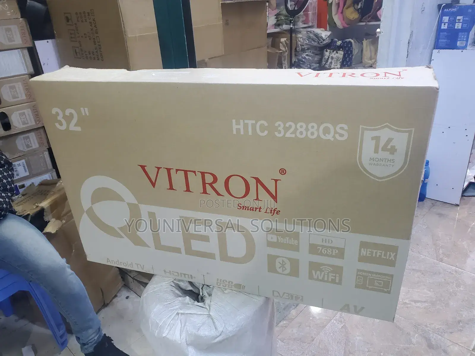 Vitron 32 Inches Qled Smart Tv