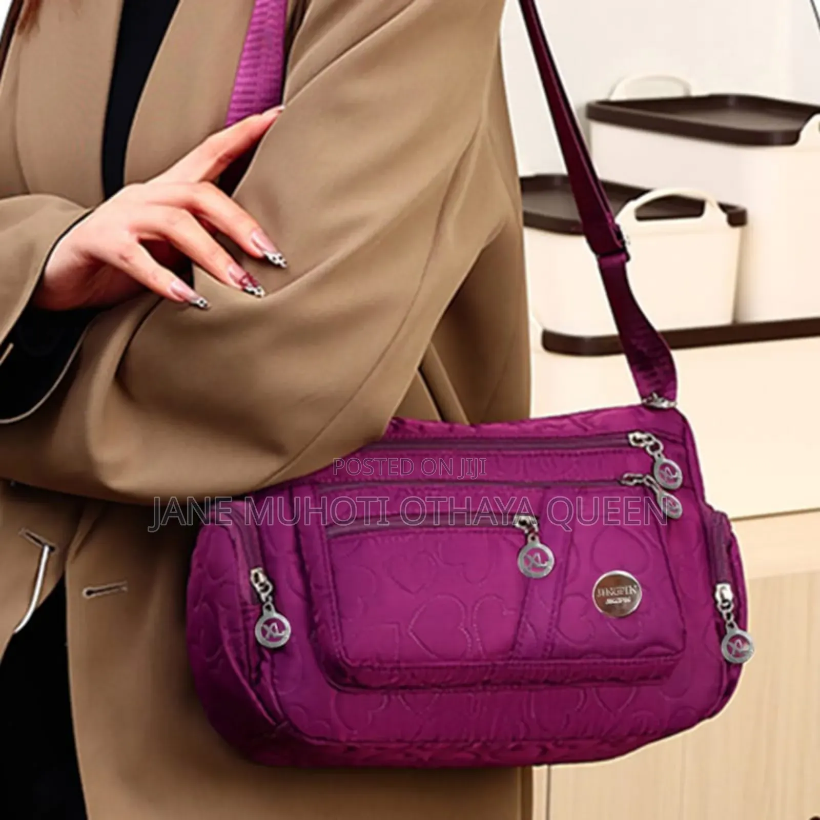 *Multi-Comnartment Cross Body Bag*