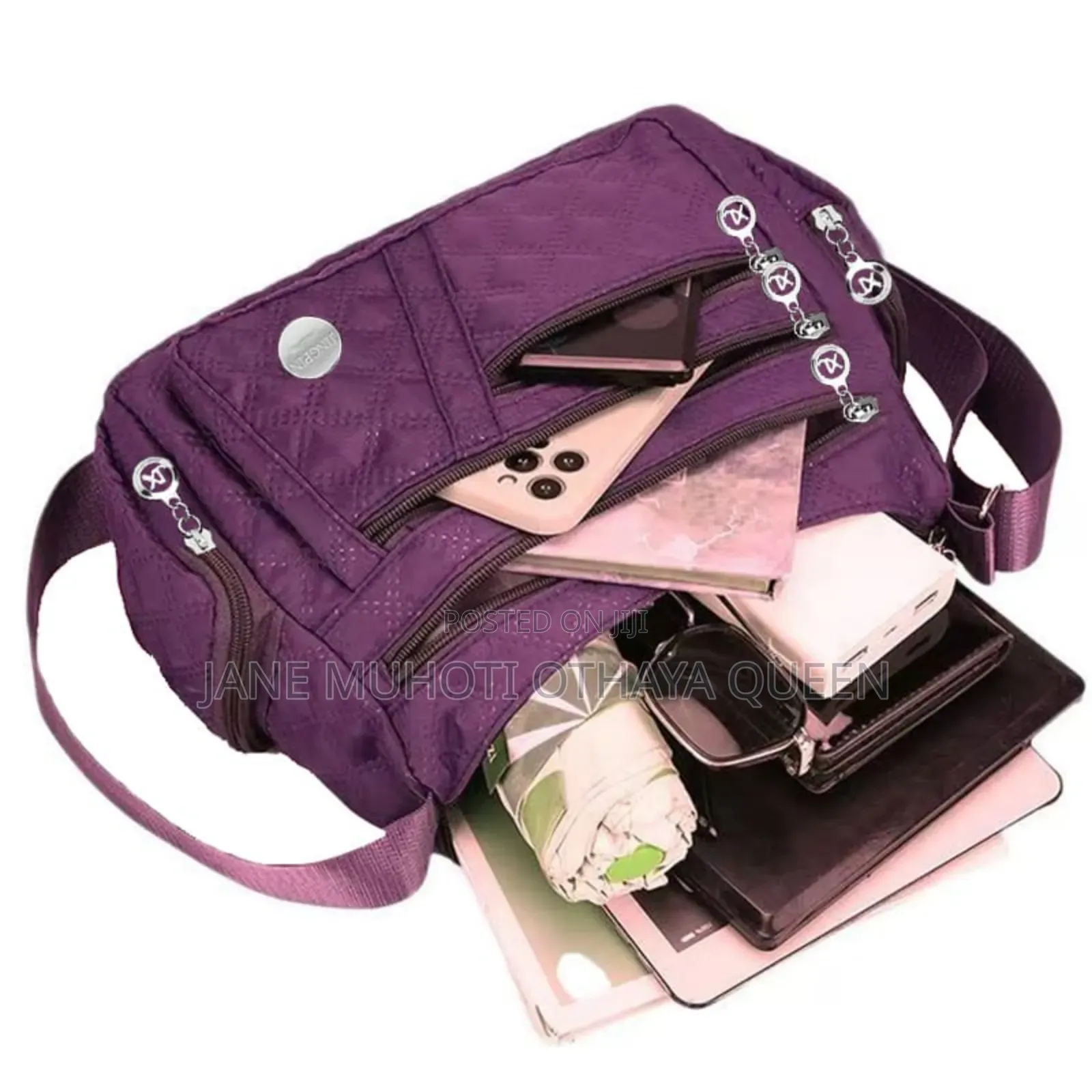 *Multi-Comnartment Cross Body Bag*