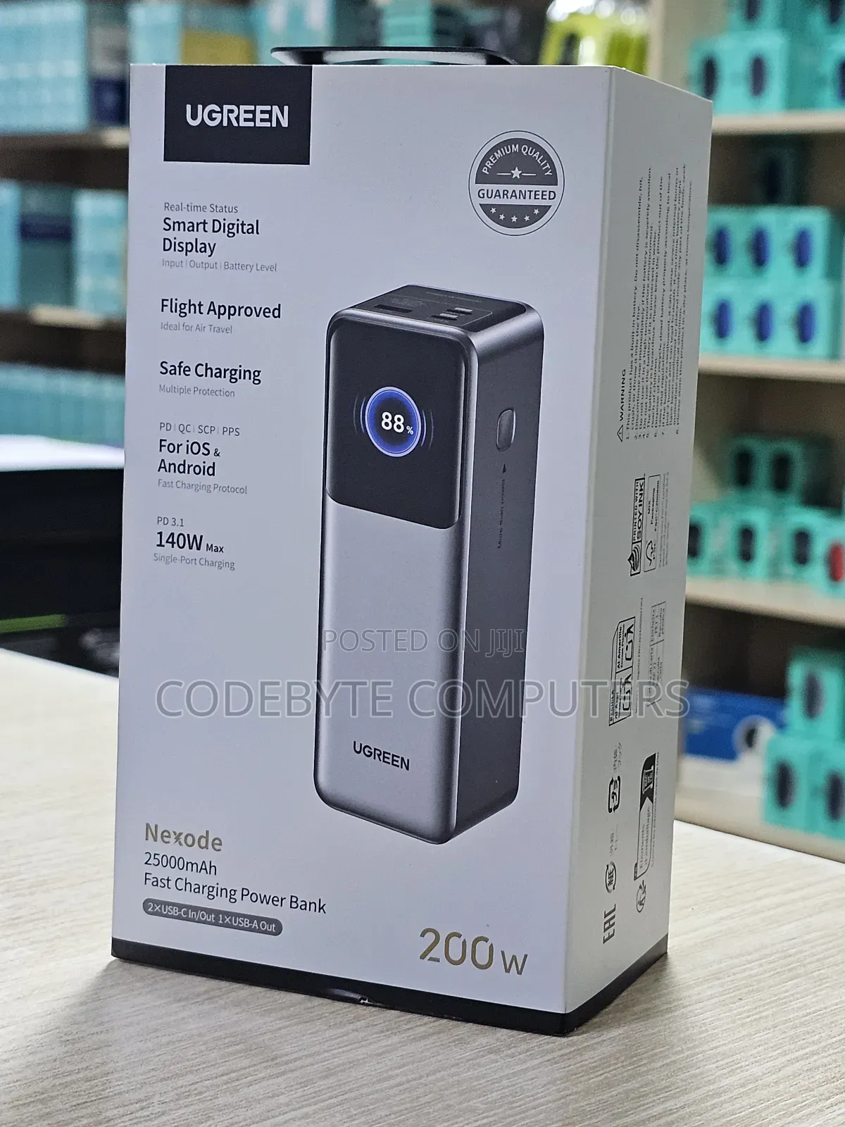 Ugreen 25000mah 200w Fast Charging Power Bank - Pb722