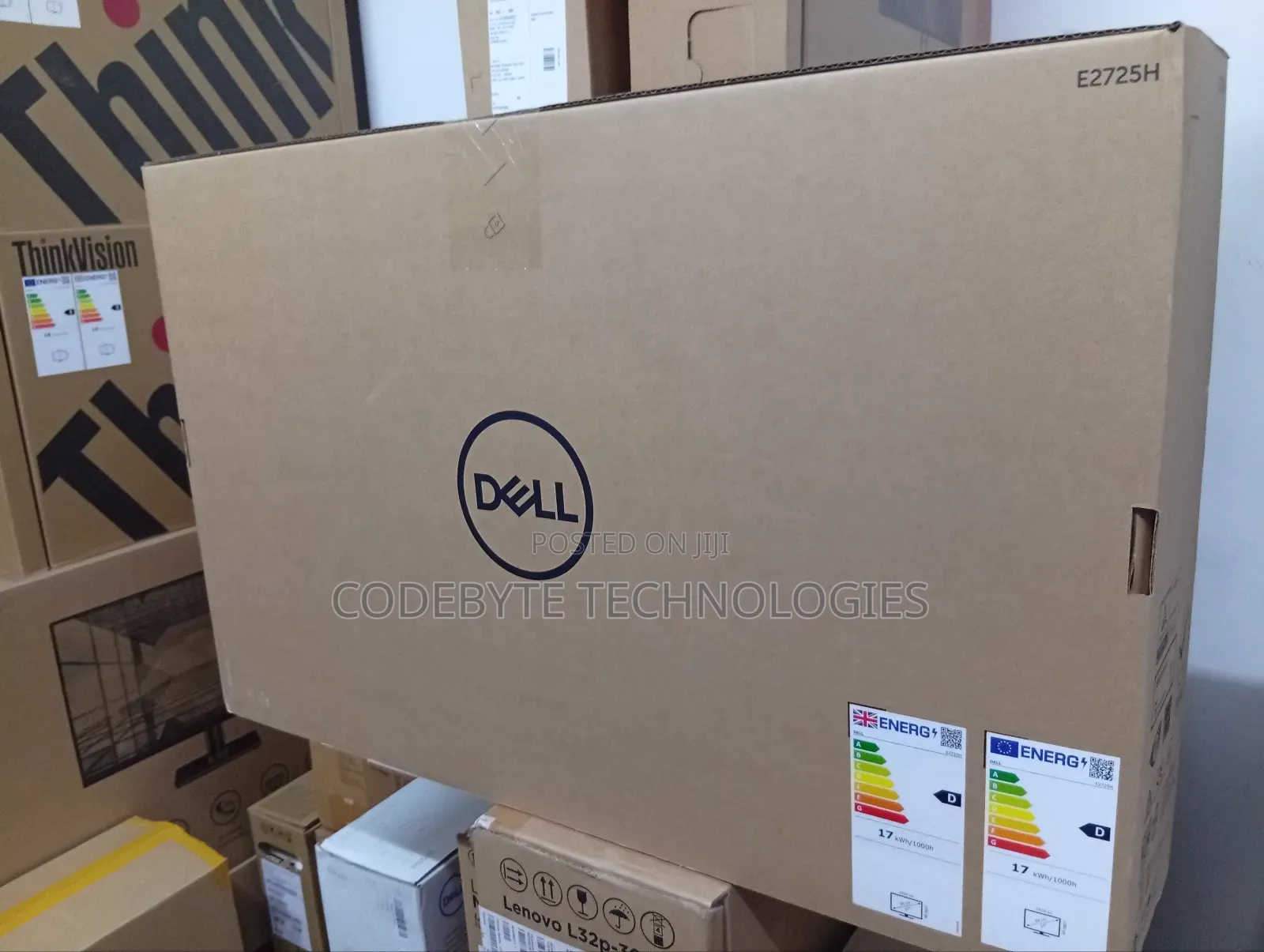 Dell E2725h 27" FHD Monitor, Black Color