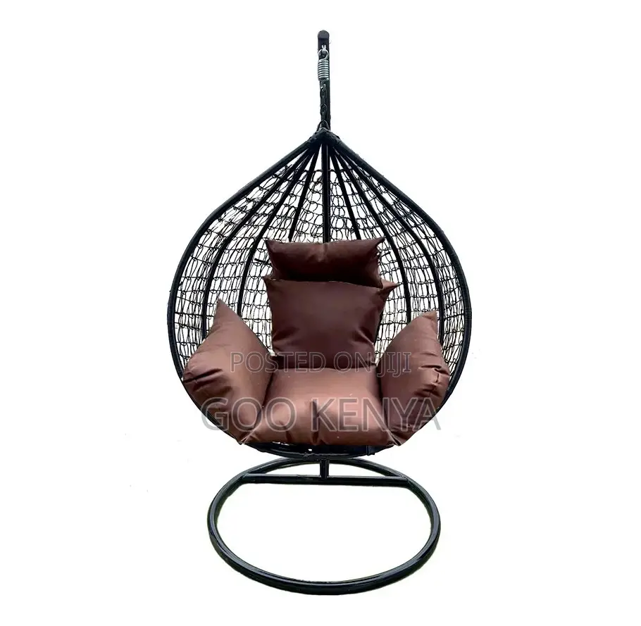 Home Chair; White Home Hanging Egg Chair for Indoor Outdoor Use