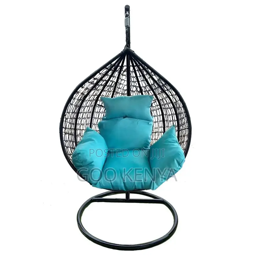 Home Chair; White Home Hanging Egg Chair for Indoor Outdoor Use