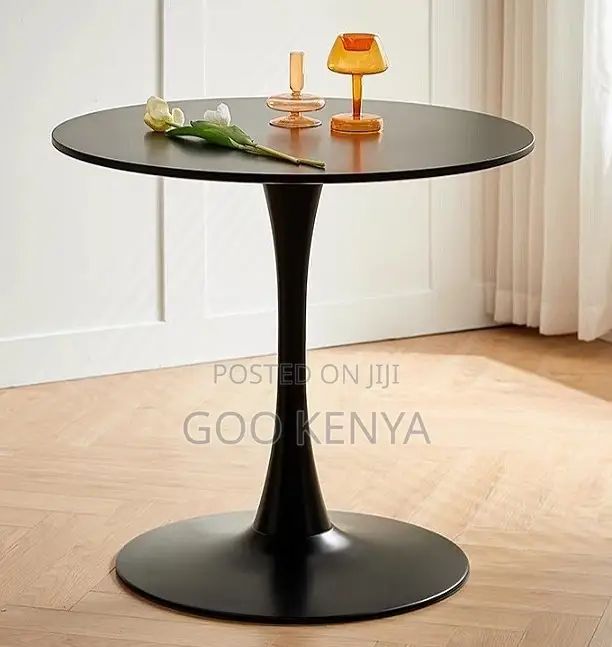 Home Table; Round Marble Nordic Leisure Coffee Table With Horn Base