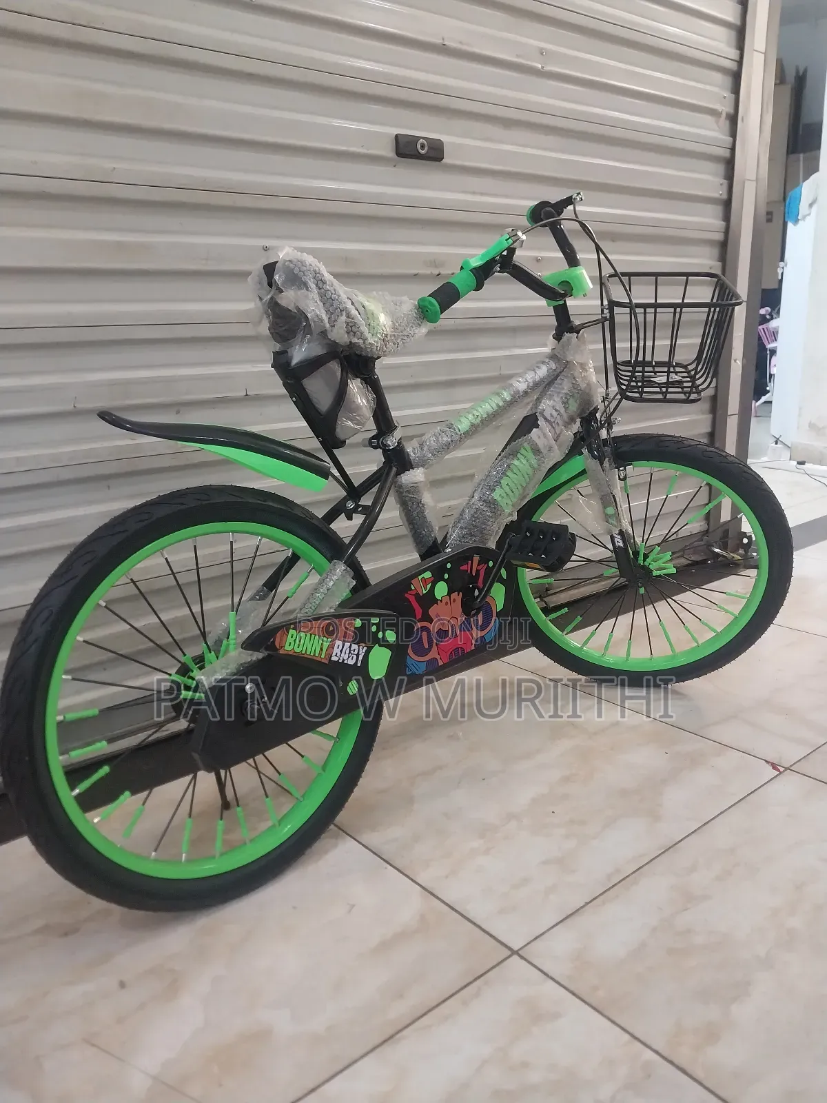 Kids Bikes Green Color Size 20