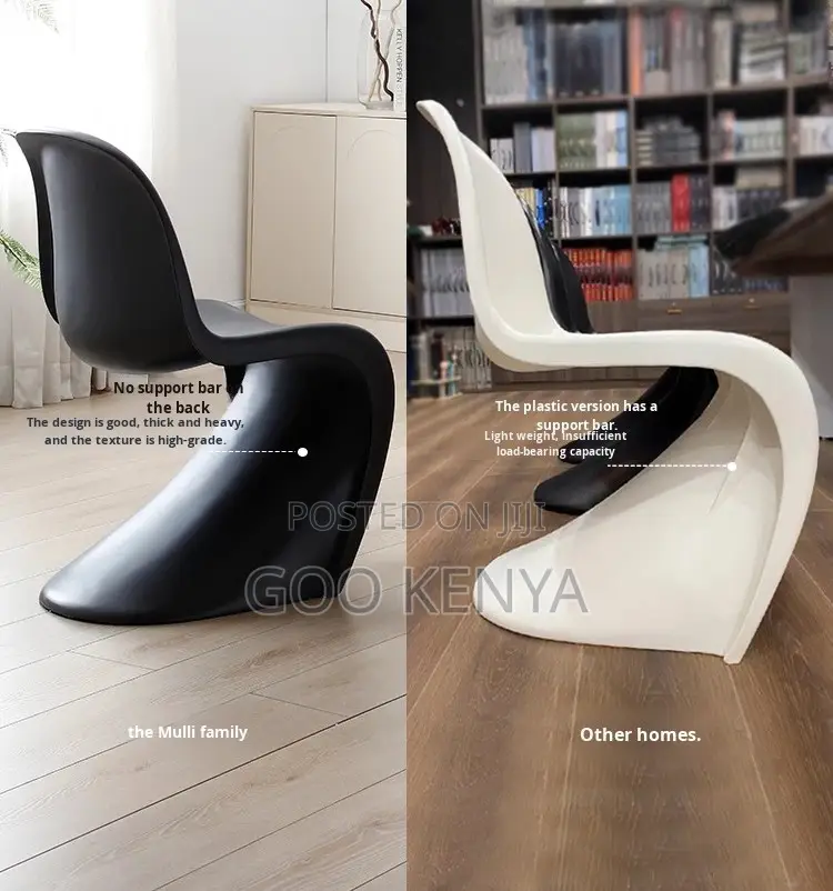 Home Chair; Designer Irregular Dining Chair Made From High-Strength