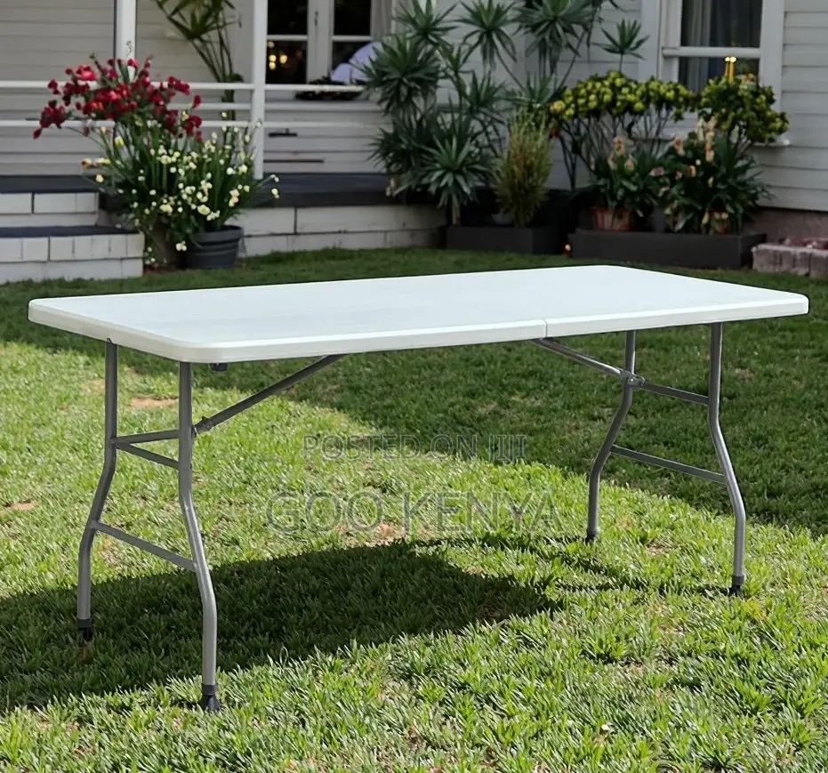 Home Table; Plastic Folding Rectangular Table for Outdoor Catering