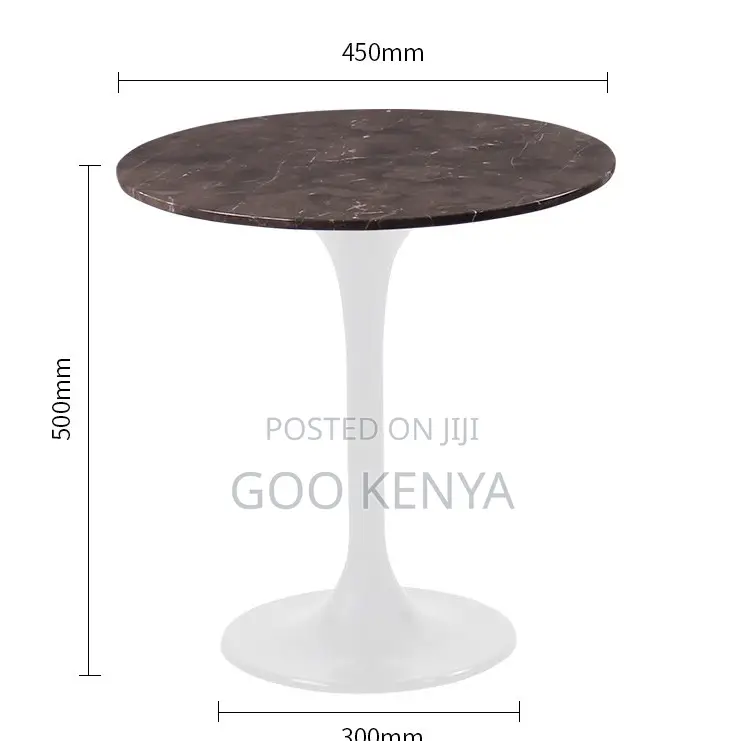 Home Table; Marble-Top Leisure Coffee Table for Tea Shops and Balcony