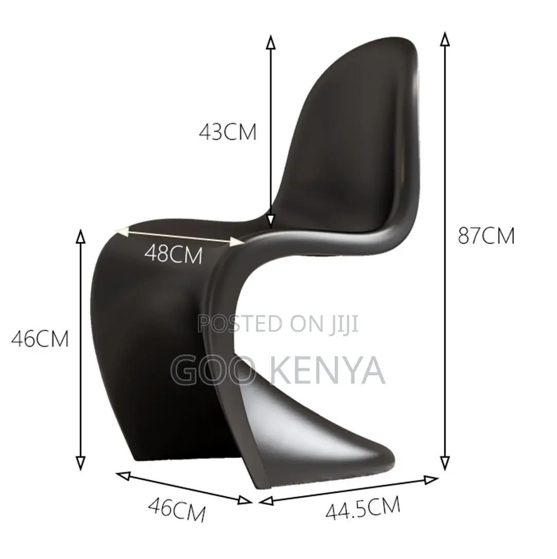 Home Chair; Modern Dining Chair Crafted From Durable Fiberglass