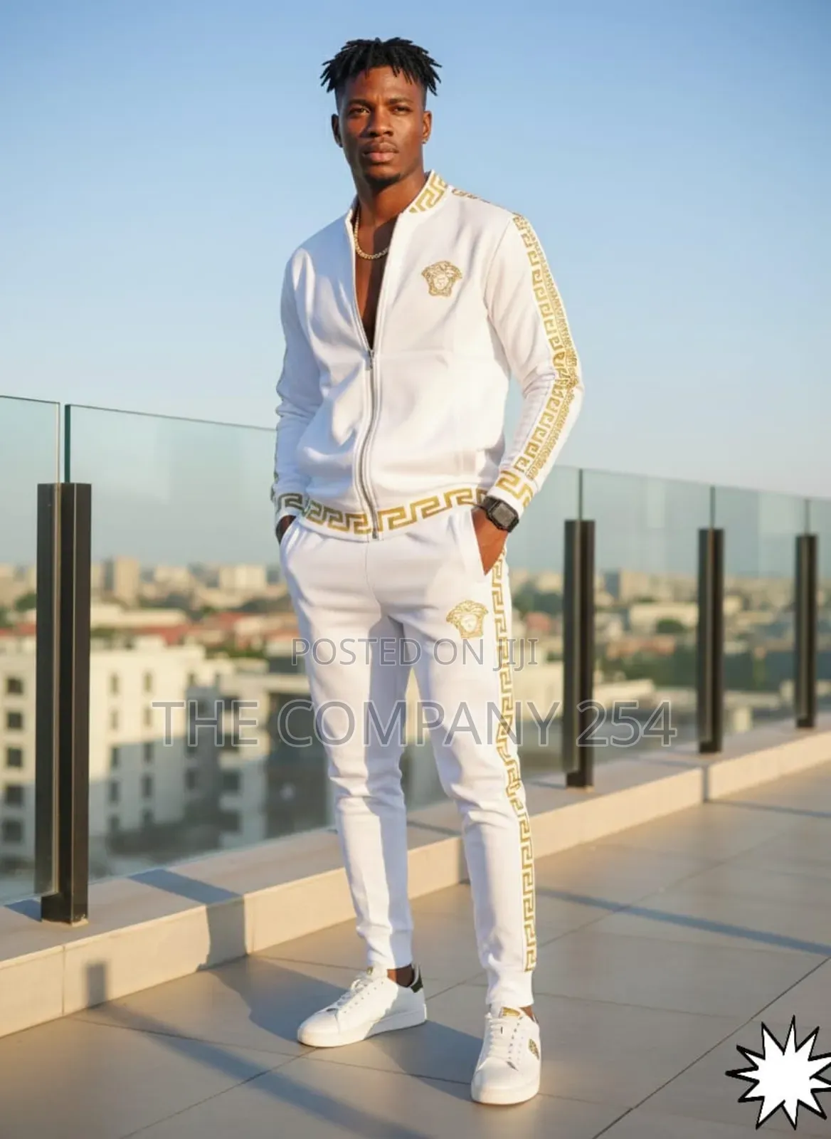 Quality Design Versace Men 2 Pieces Track Suits