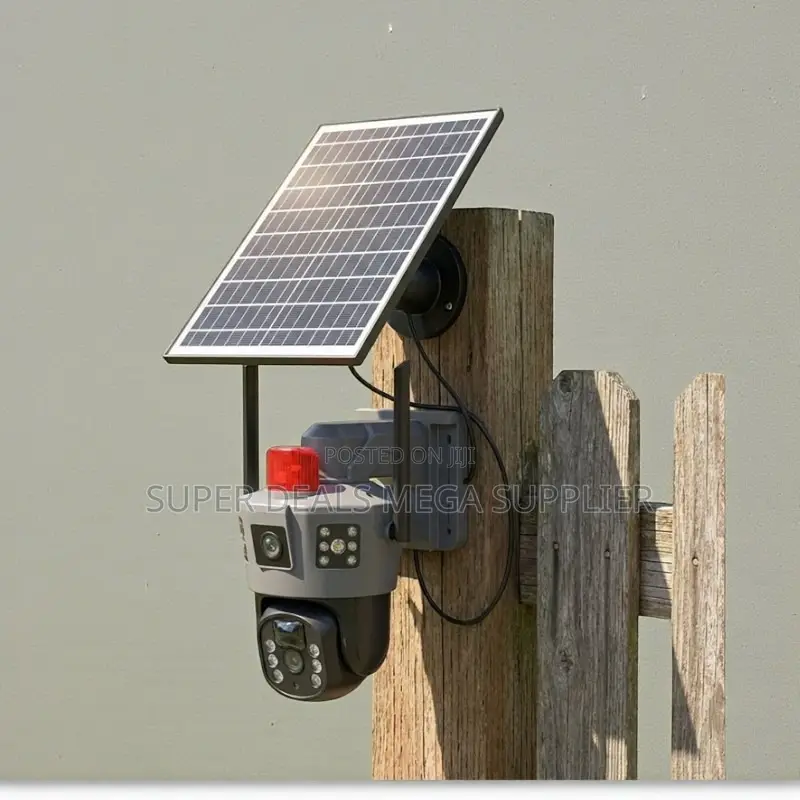 Weatherproof Housing Two Way Audio Support 4g Dual Lens Solar Camera