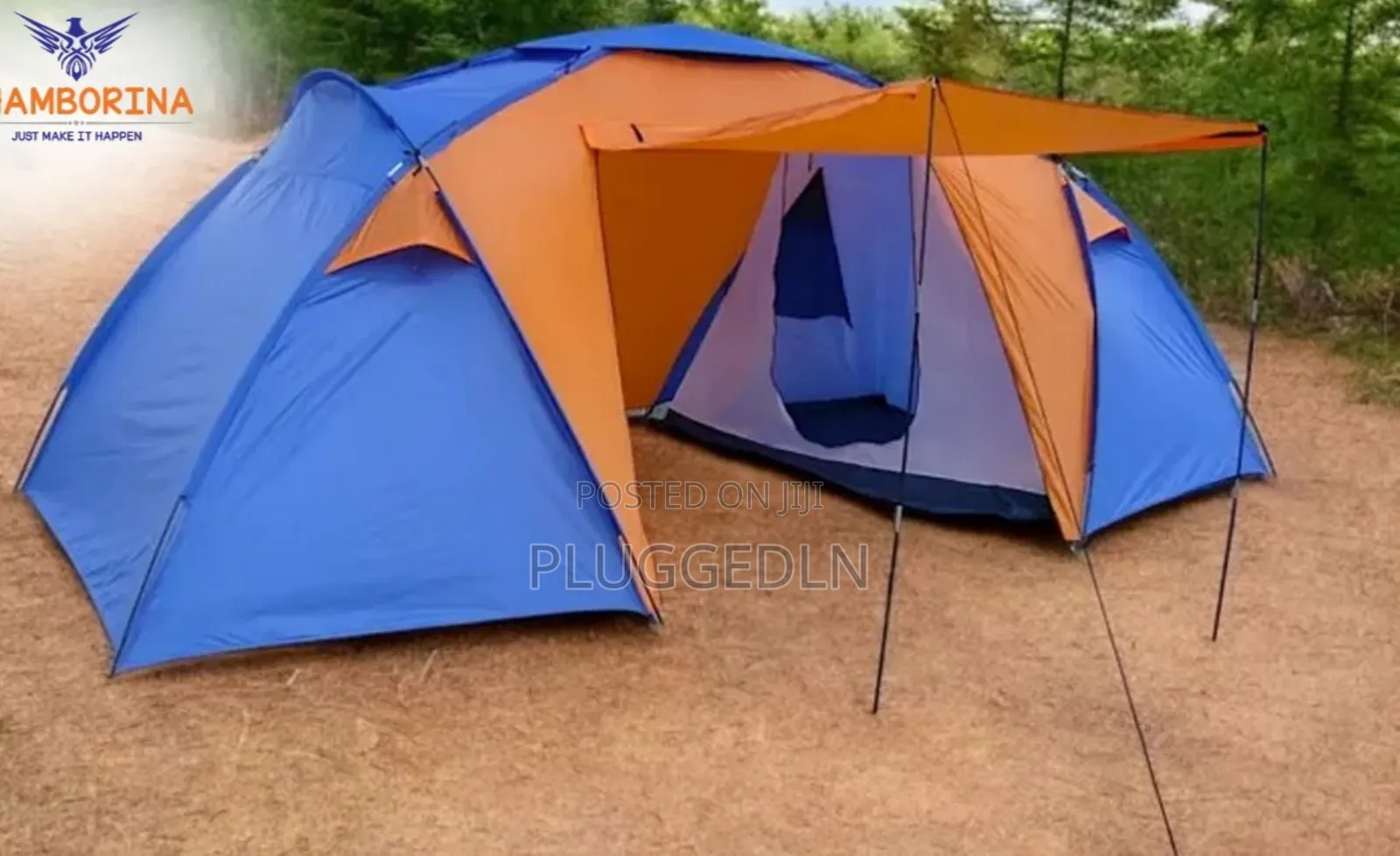 3 in 1 Large Tent Double Layer With Two Bedroom and One Sitting Room