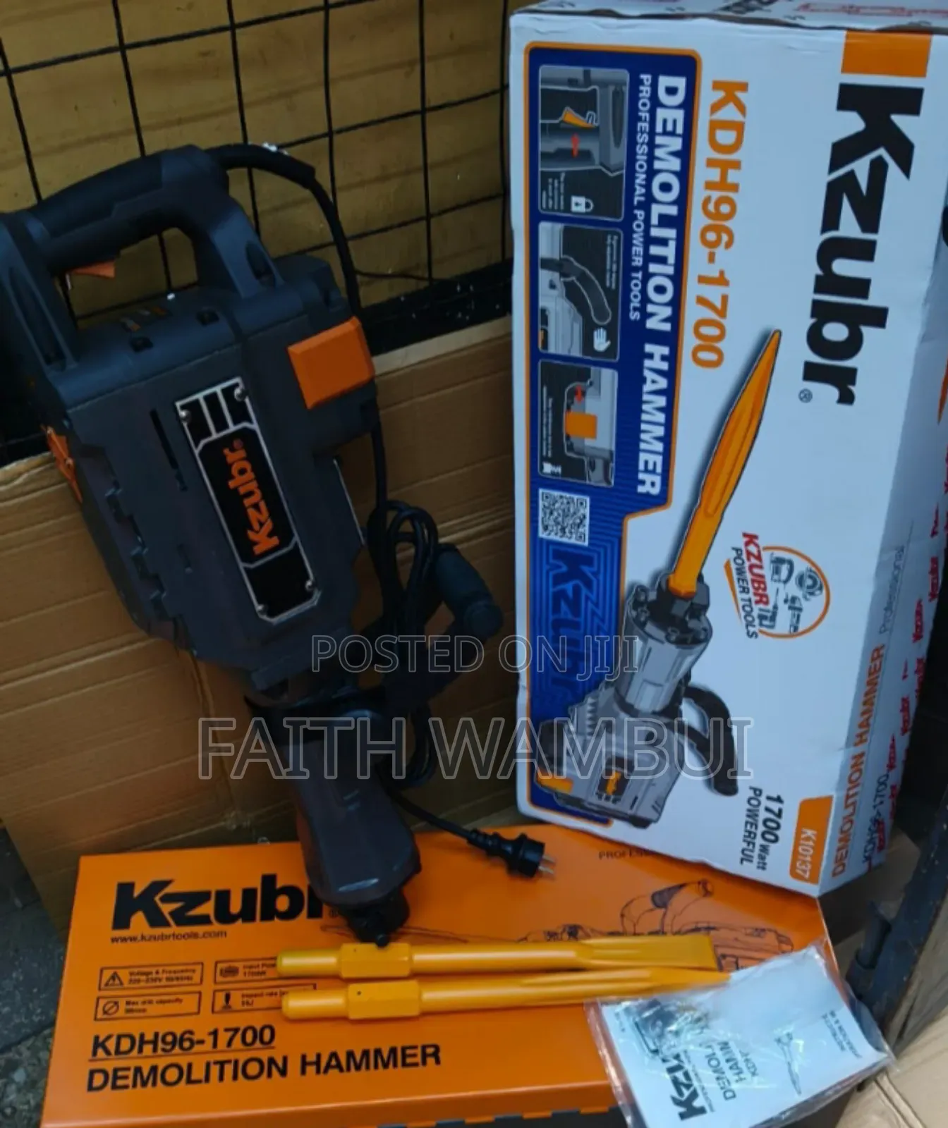 Kzubr Demolishing Hammer/1700 Watts Demolishing Hammer