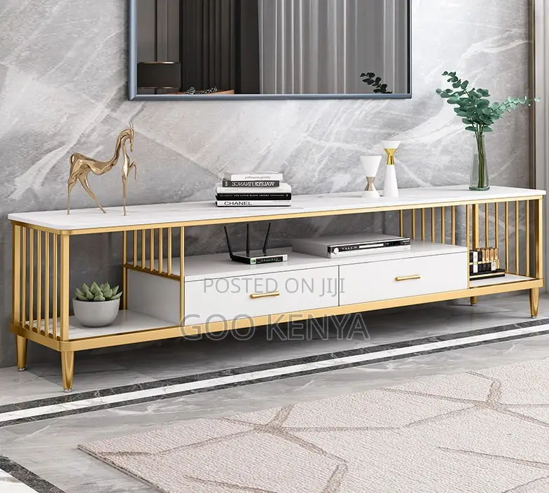 Home Tv Stand; Black Tv Console With Tempered Glass Shelves for Home