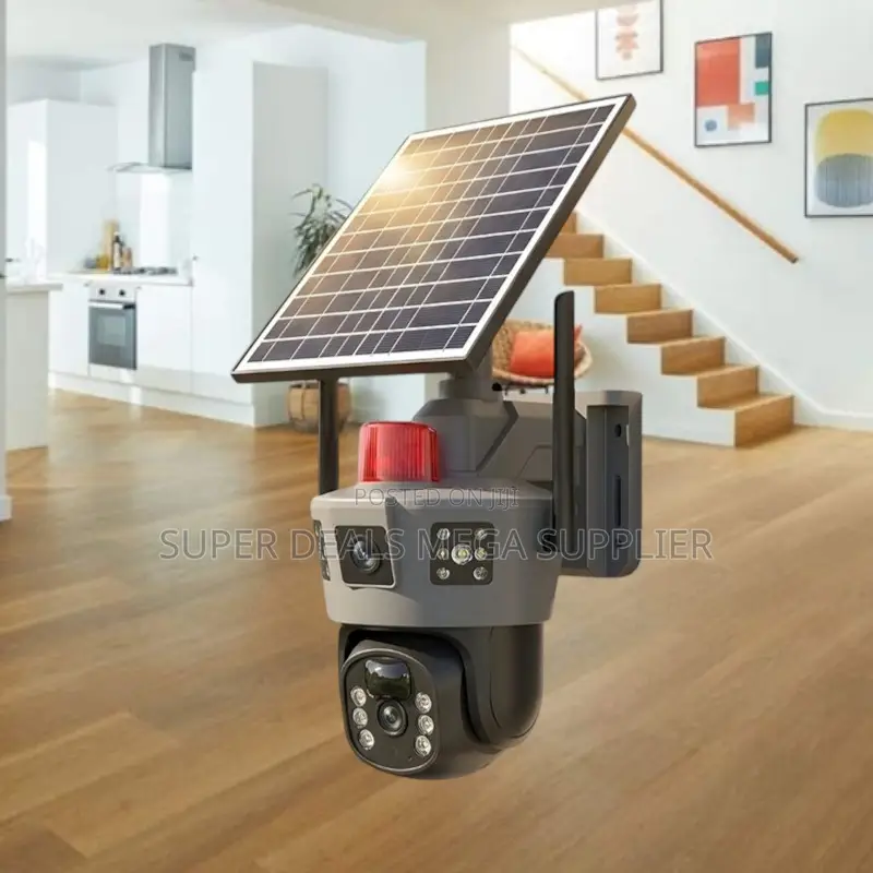Built in Large Battery 4g Dual Lens Solar Camera With Night Vision
