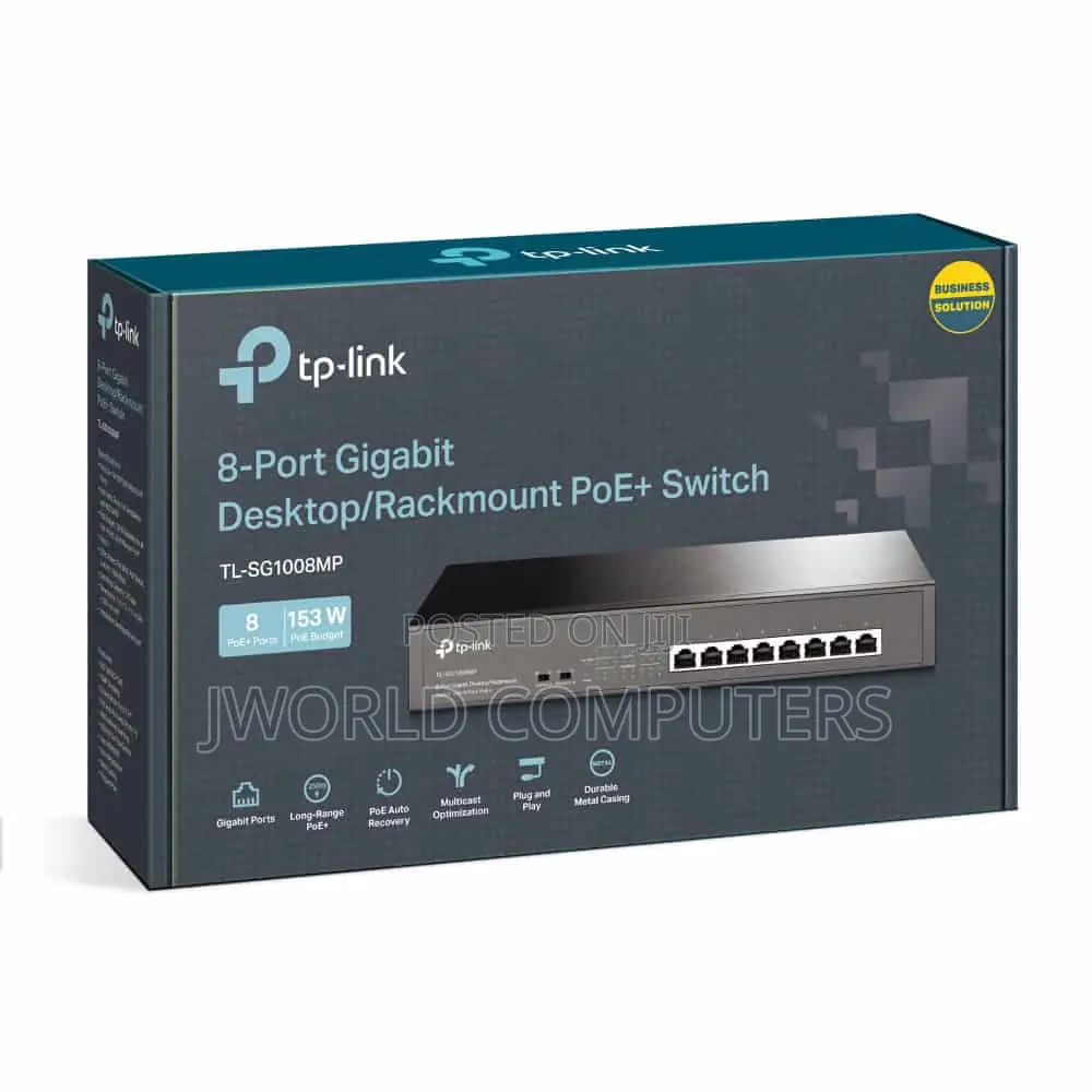 Tl-Sg1008mpgigabit Desktop/Rackmount Switch