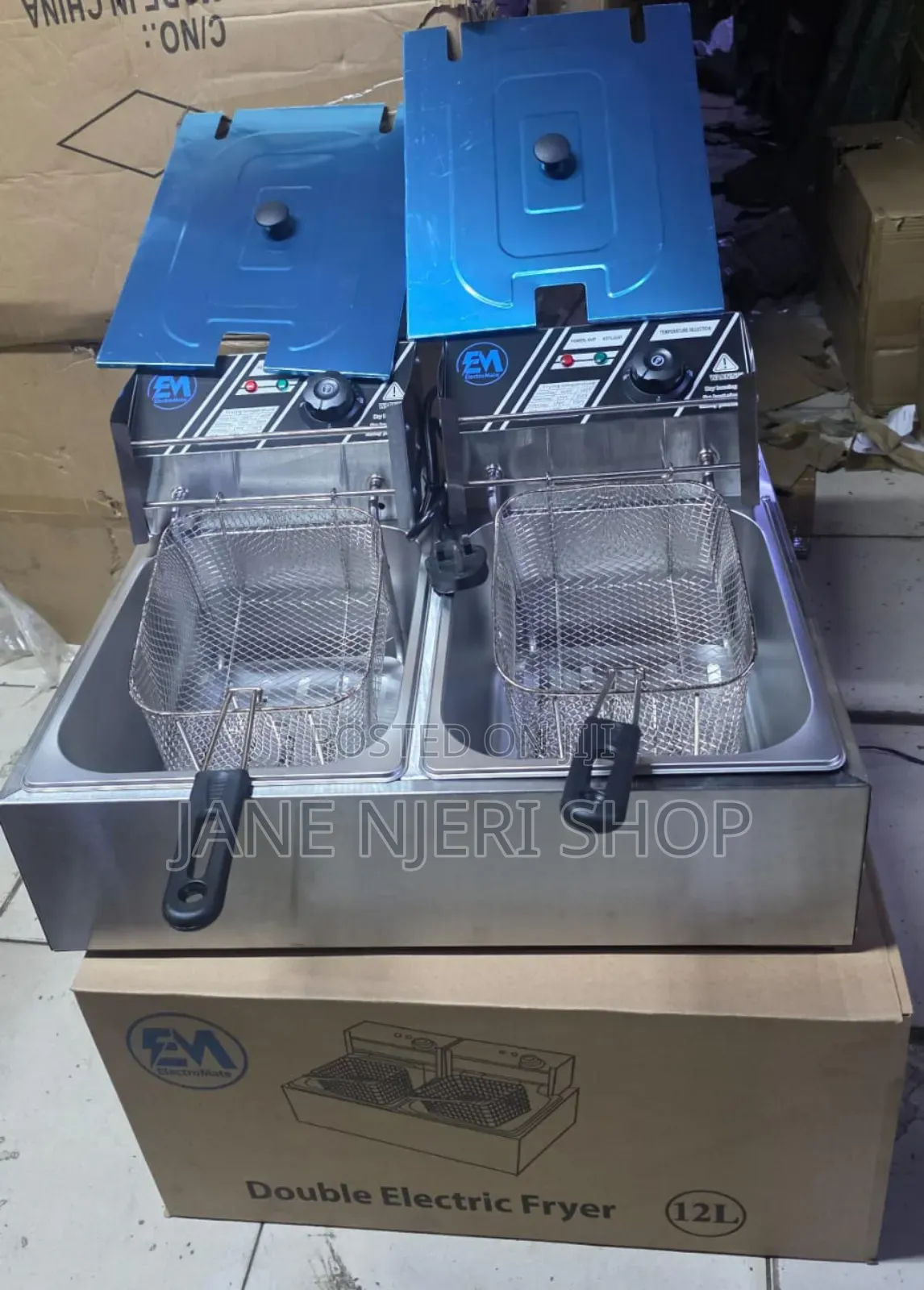 Electromate  Double Deep Fryer