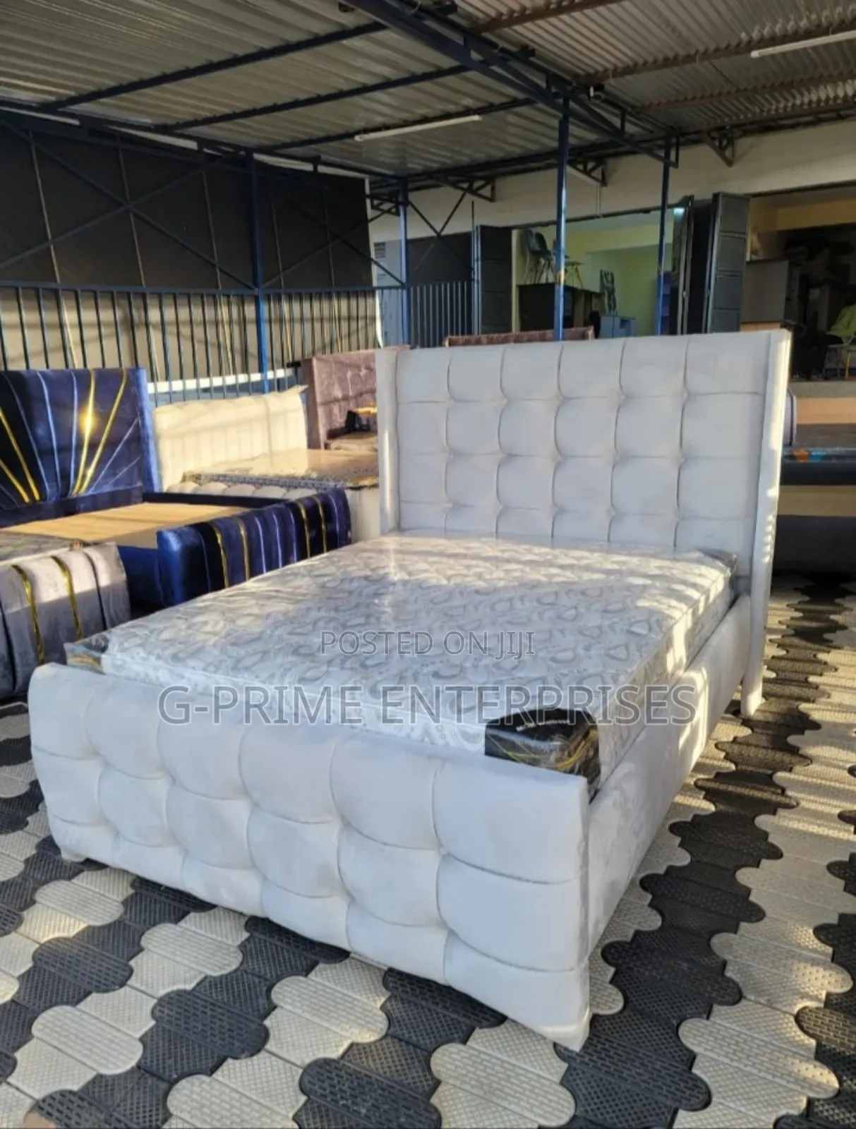 Box Profile Chester Bed + Mattress