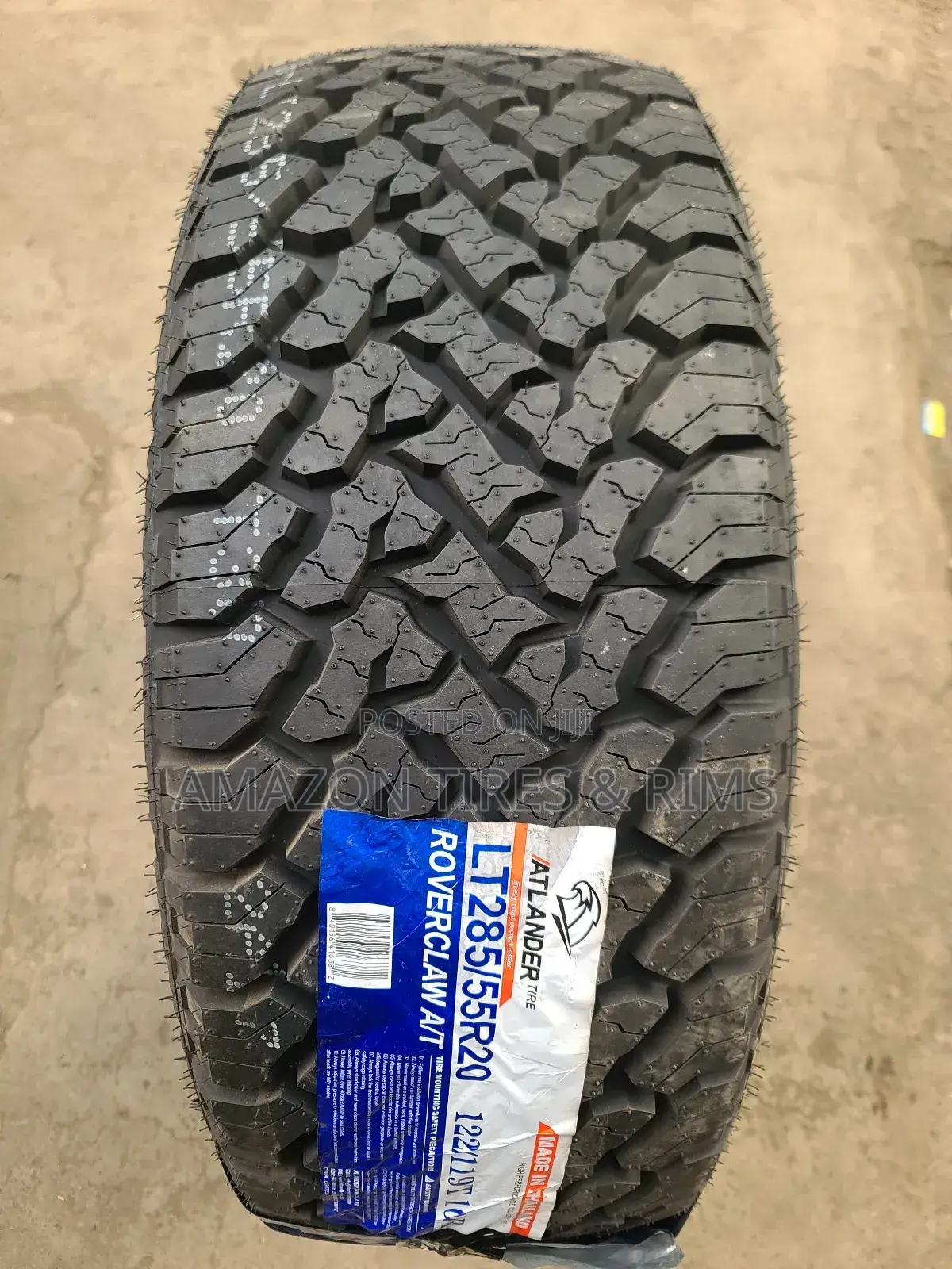 285/55 R20 Atlander Tyres All-Terrain 10pr Made in Thailand