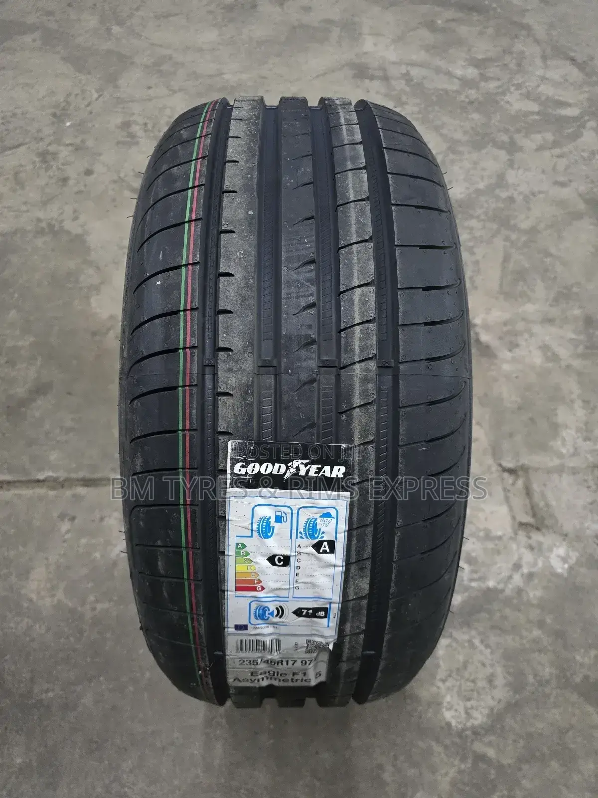 235 /45 R17 Goodyear Tyres (Highway).