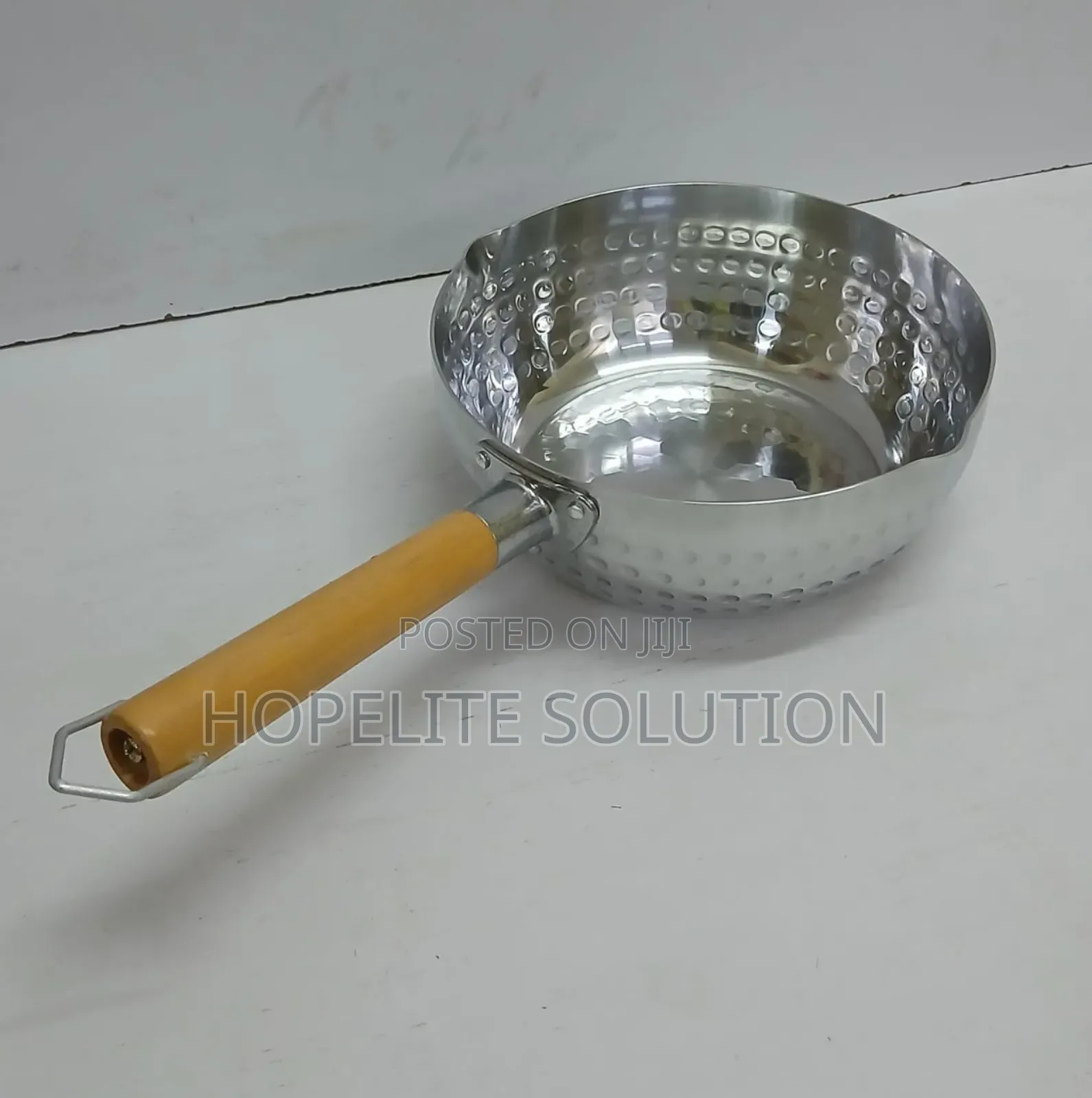 Milk Cookware Sufuria With Wooden Handle