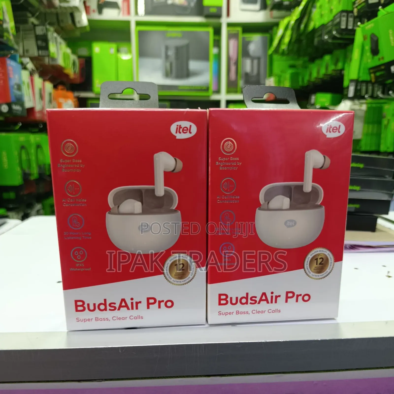 Itel TWS Budsace Pro Wireless Bt Earbud, 10mm Bass Boost Driver