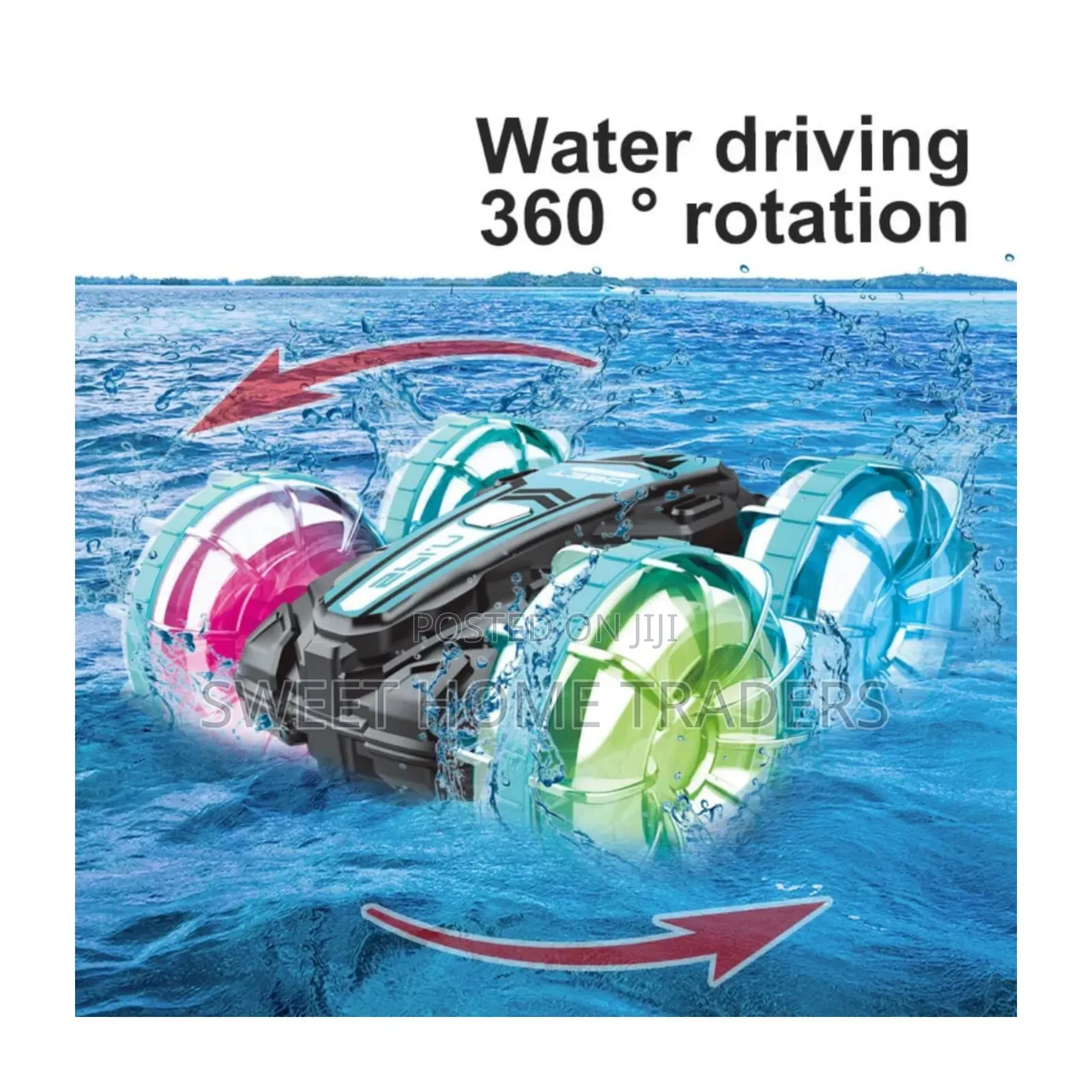 Two Sided Flip Amphibious Stunt Car*