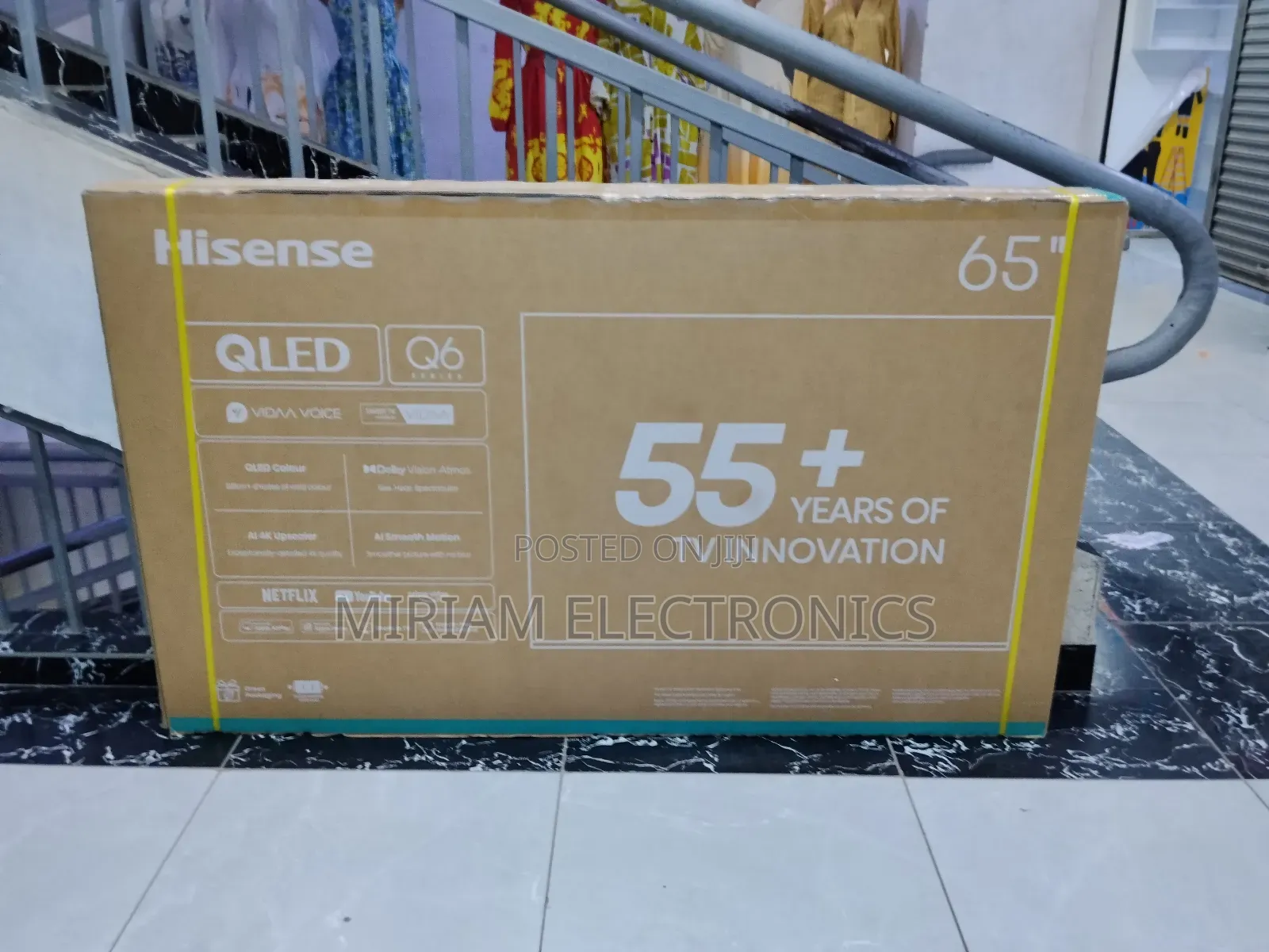 Hisense 65′′ Q6n Qled Smart Vidaa Tv 65q6n