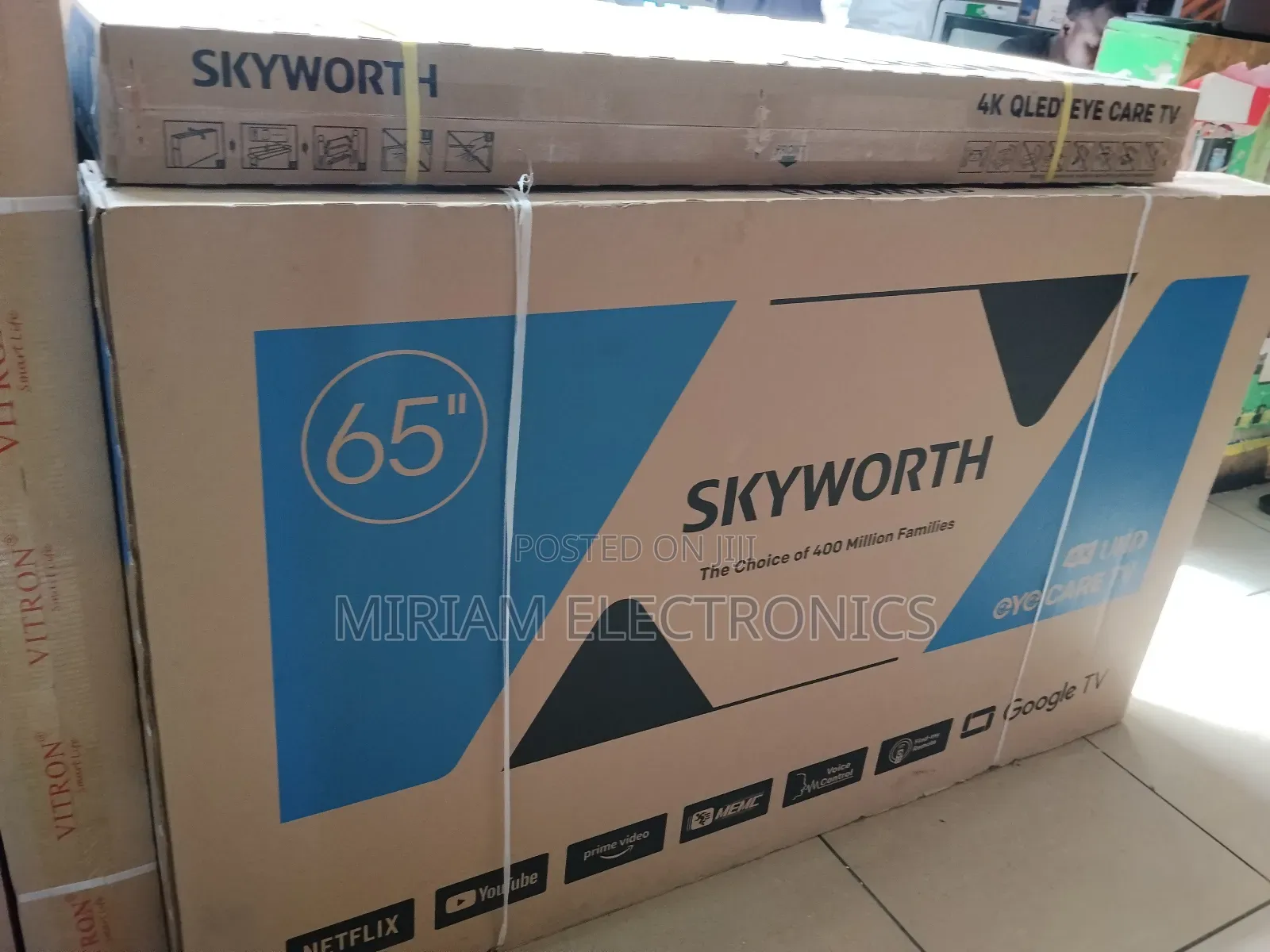 Skyworth 65′′ G6500h Uhd Google Tv – 65g6500h (2025 Model )