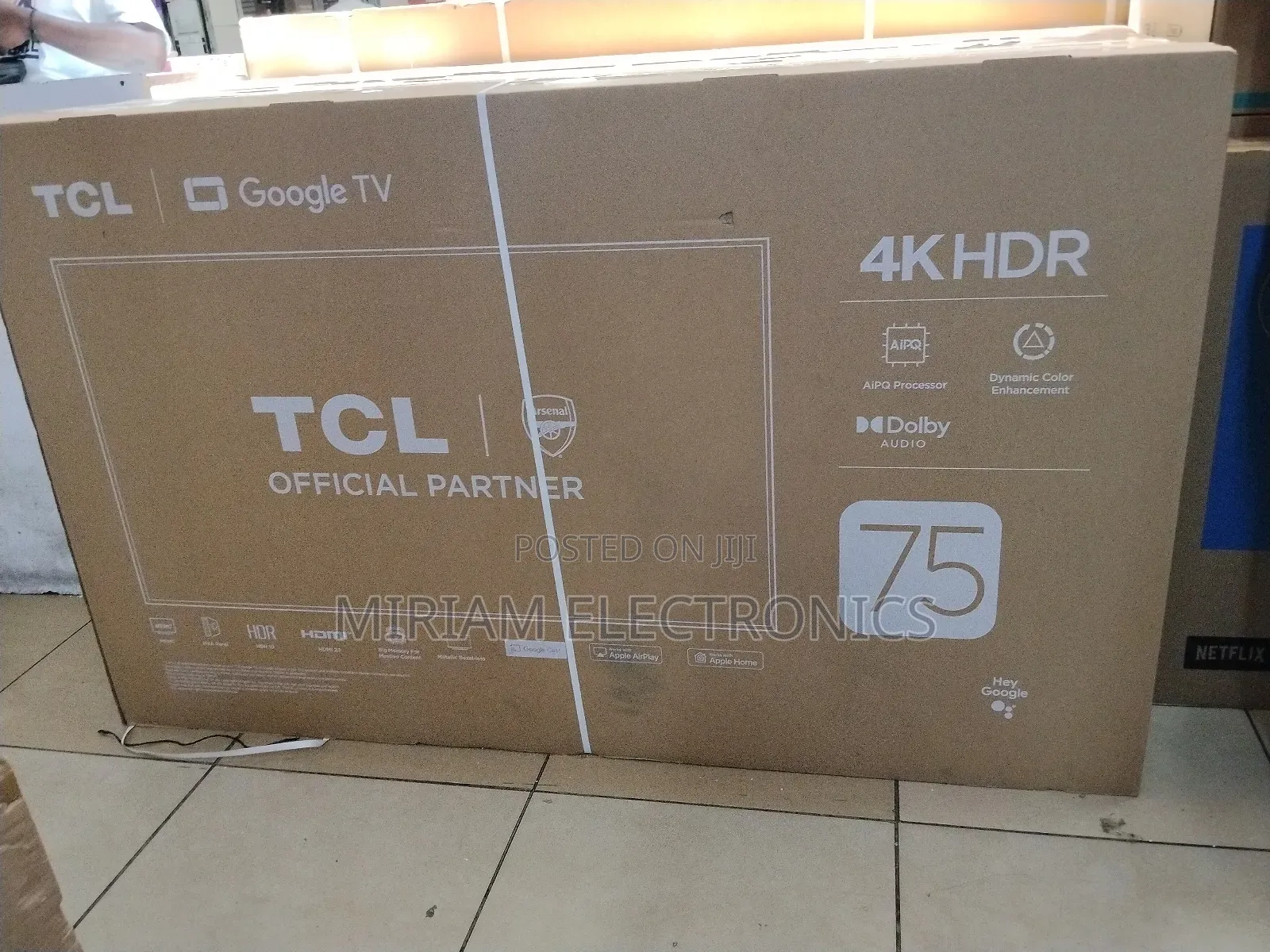 TCL 75′′ V6c HDR Smart Google Tv – 75v6c (2025 Model)