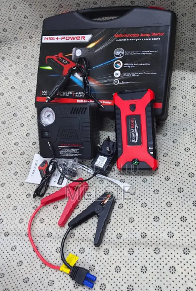 Portable Car Jump Starter With Air Compressor Car Battery Jump Starter
