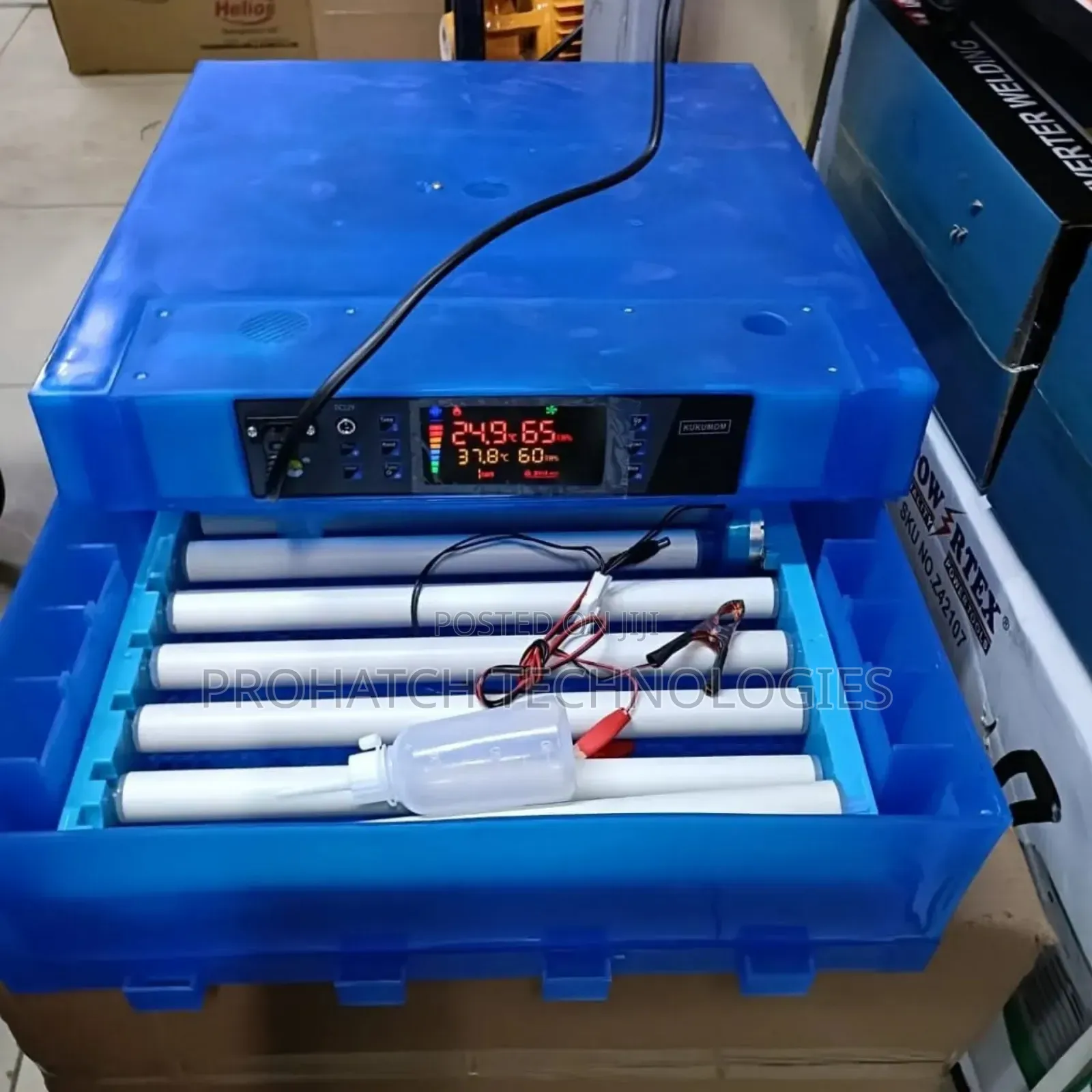 Kukumom Ac/Dc Automatic Incubator 64 Eggs Capacity