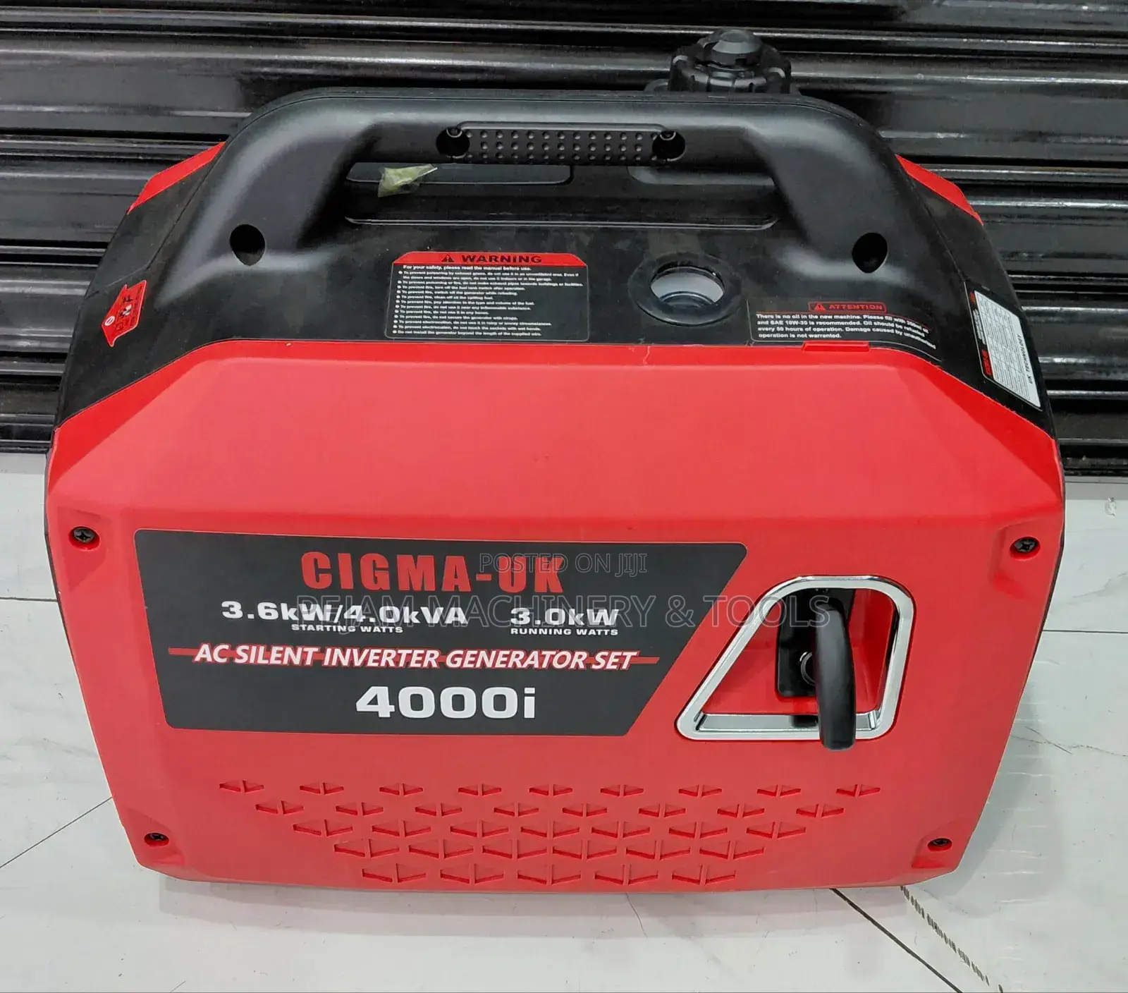 Cigma Uk 4000i 3.6kw Ac Silent Inverter Generator