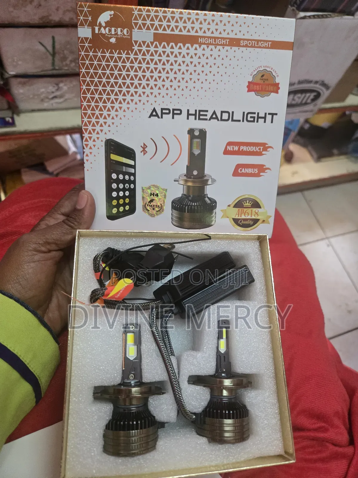 App Headlight Bulb H4
