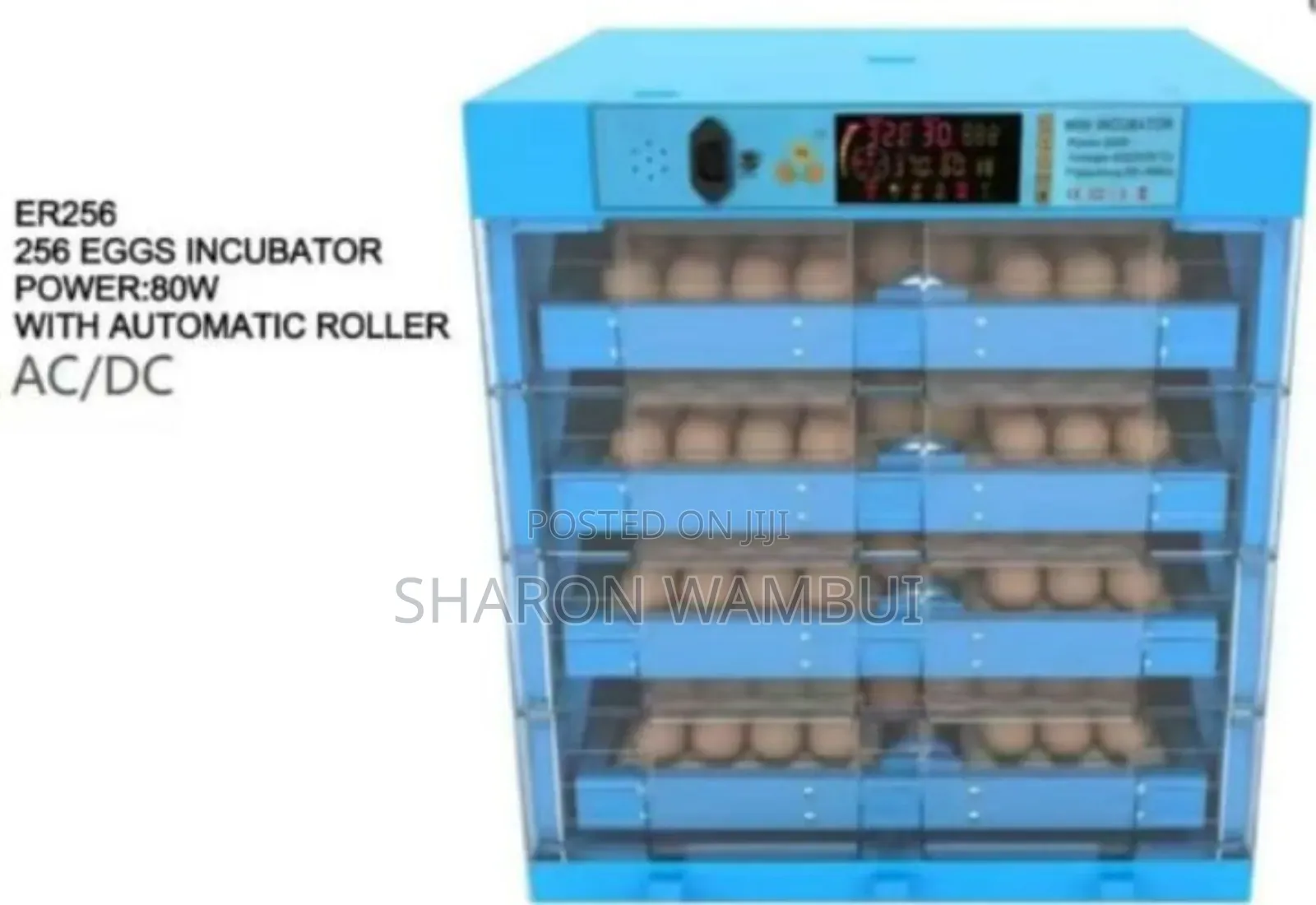 Premier 256 Egg Incubator With Automatic Roller/256 Egg Incubator