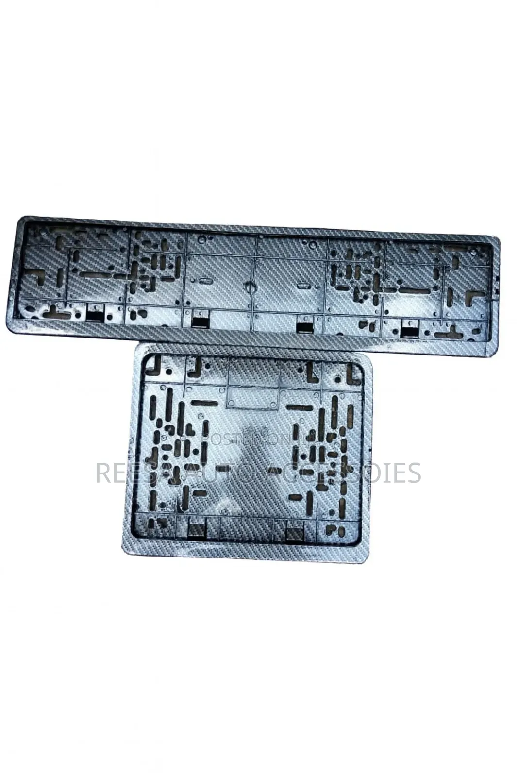 Carbon Fiber New Generation Number Plates Holders Set
