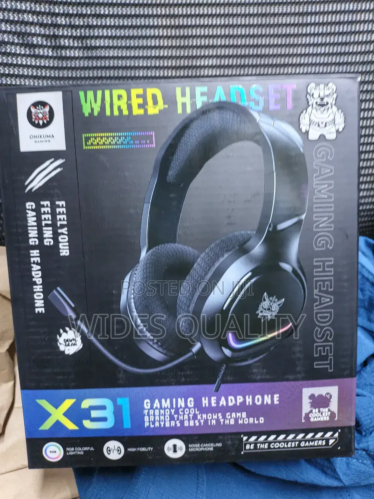 Professional Gaming Headset.Onikuma X31 Wired Gaming Headset.