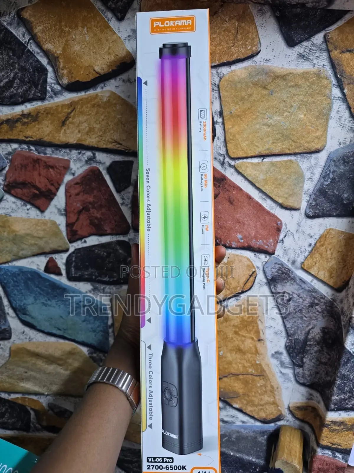 Plokama Vl-06 Pro RGB Led Light Tube for Vlogging Streaming