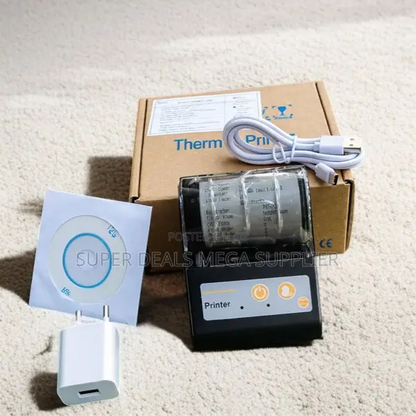 Mini 58mm Bluetooth Thermal Printer With Built-in 2000mah Battery