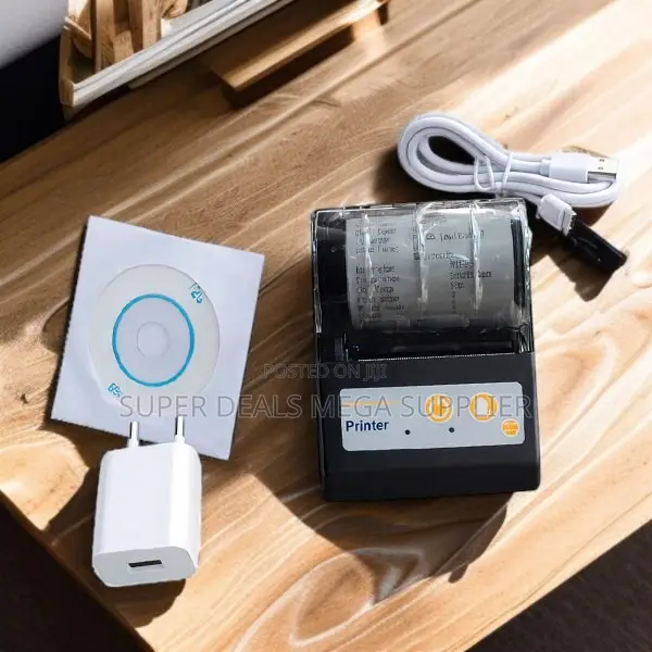 Pocket Size 58mm Bluetooth Receipt Printer for Outdoor Business Use