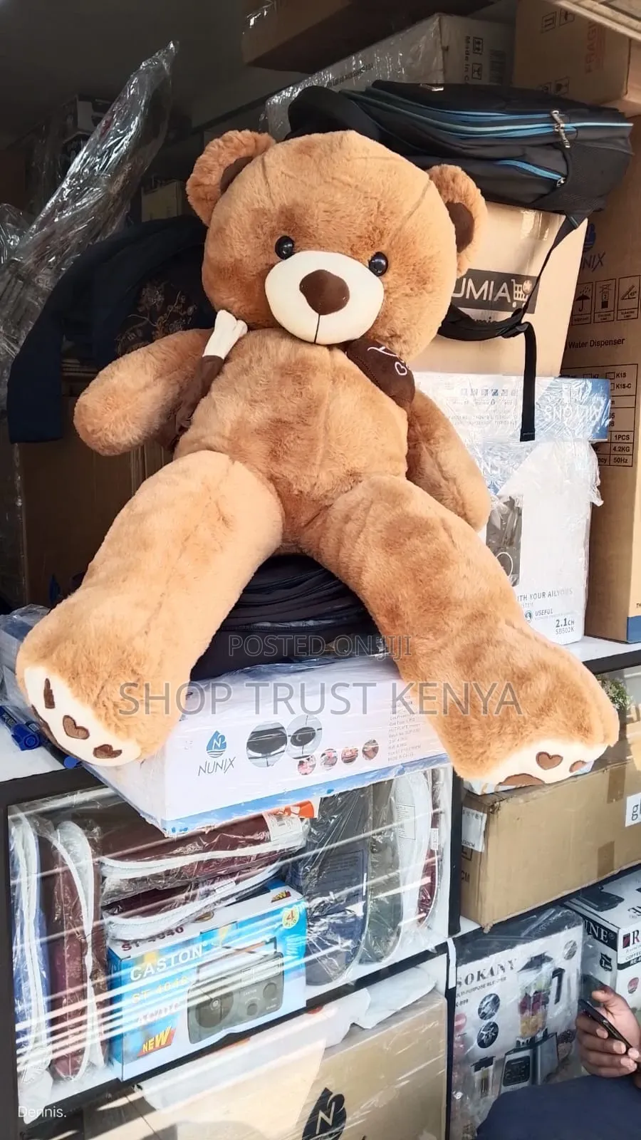 Giant Brown Teddy Bear 100cm