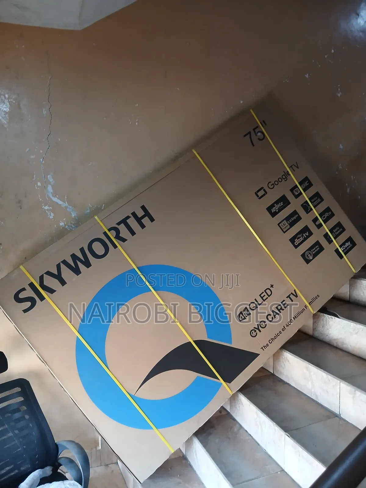 Skyworth 75" Frameless Smart Qled Television