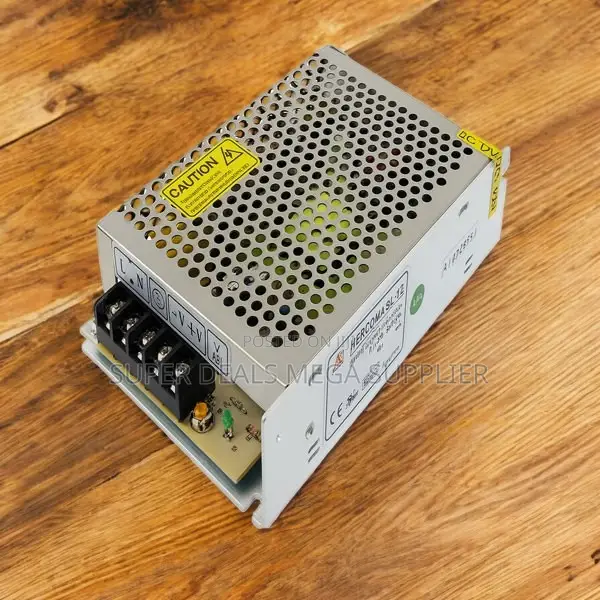 12v 5a CCTV Power Supply Unit With Multiple Output Terminals Open