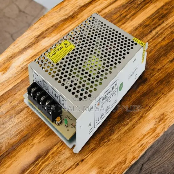 12v 5 Amps CCTV Power Supply With Input Voltage Stability