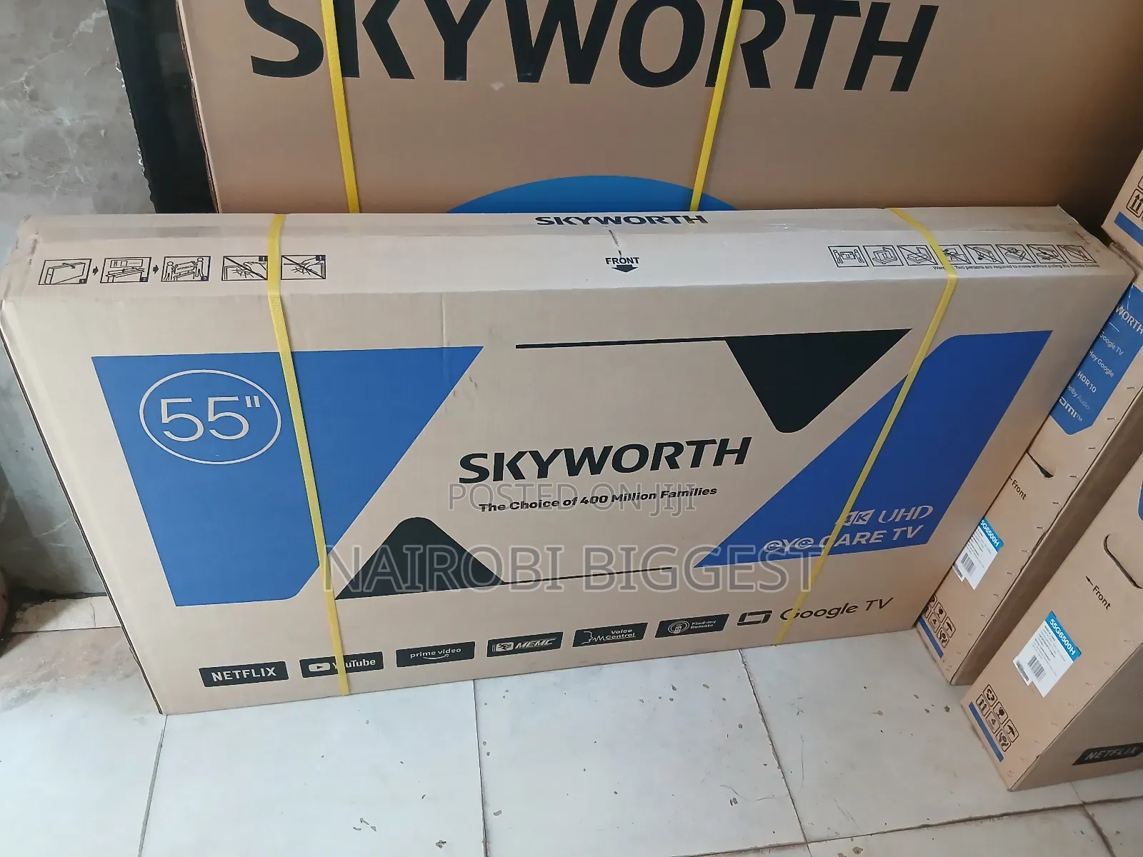 Skyworth 55" Google Smart Frameless Television