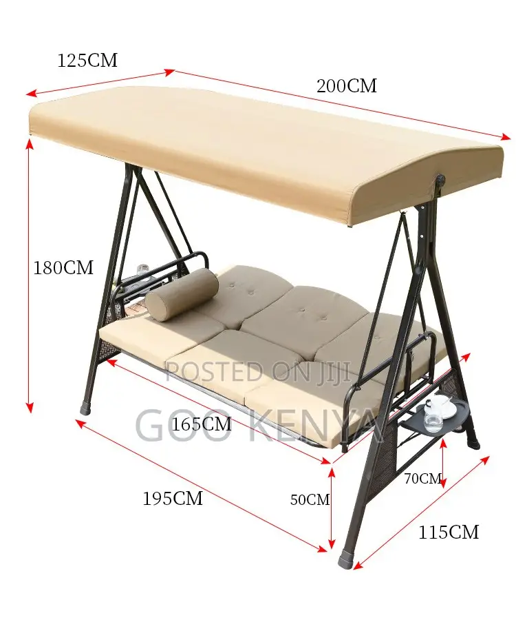 Home Chair; Indoor Outdoor Patio Swing With Canopy Shade for Garden