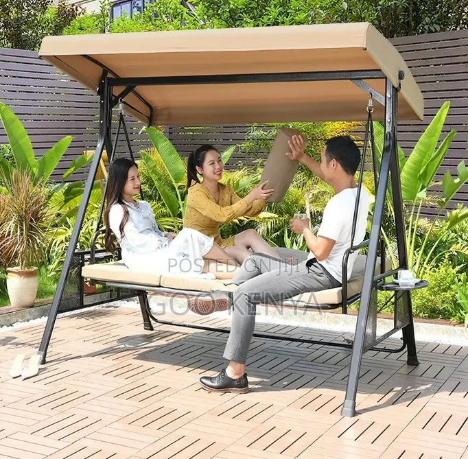 Home Chair; Indoor Outdoor Patio Swing With Canopy Shade for Garden