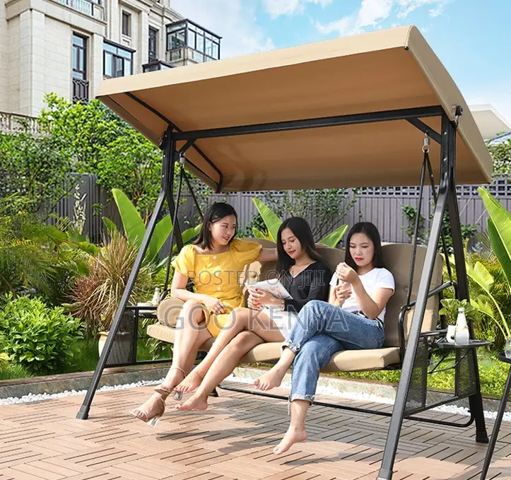 Home Chair; Indoor Outdoor Patio Swing With Canopy Shade for Garden