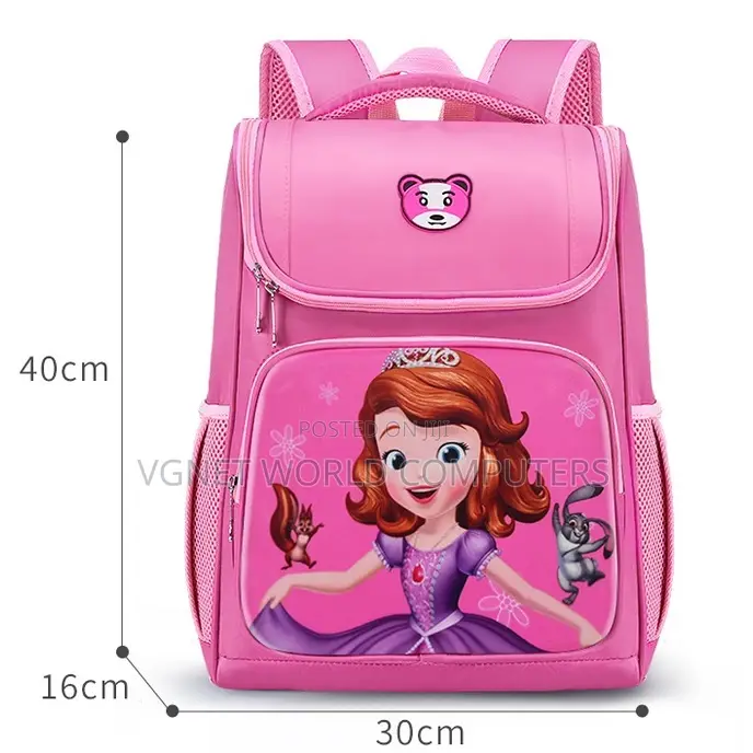 School Bags Cartoon Themed for Girls Sofia the First