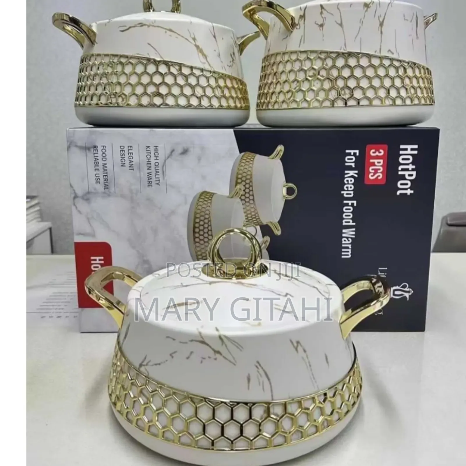Premium Luxury Quality Hotpots
 Set of 3pcs.